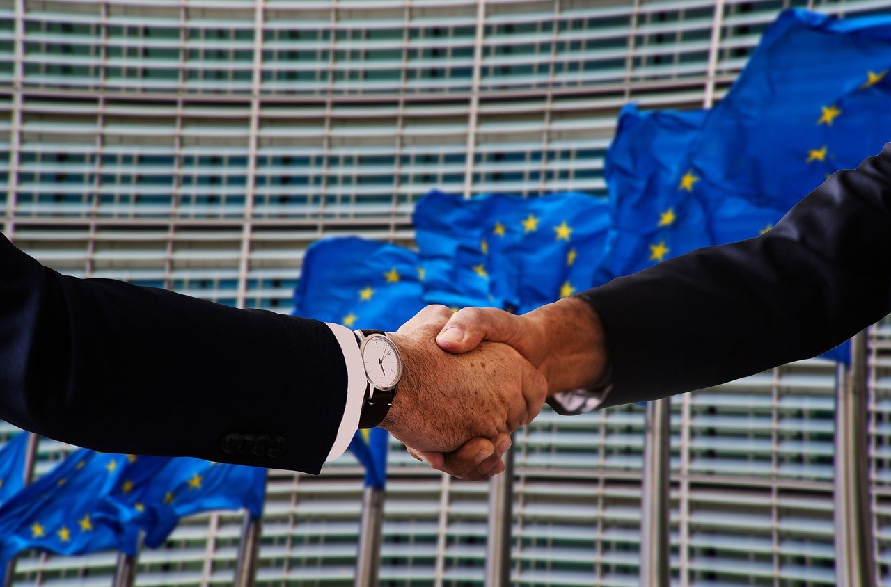 Home handshake, shaking hands, europe, flag, banner, politics, politician, business people, merchants, negotiation, politician, politician, politician, politician, politician