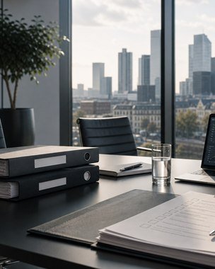 German business district and acquisition context
