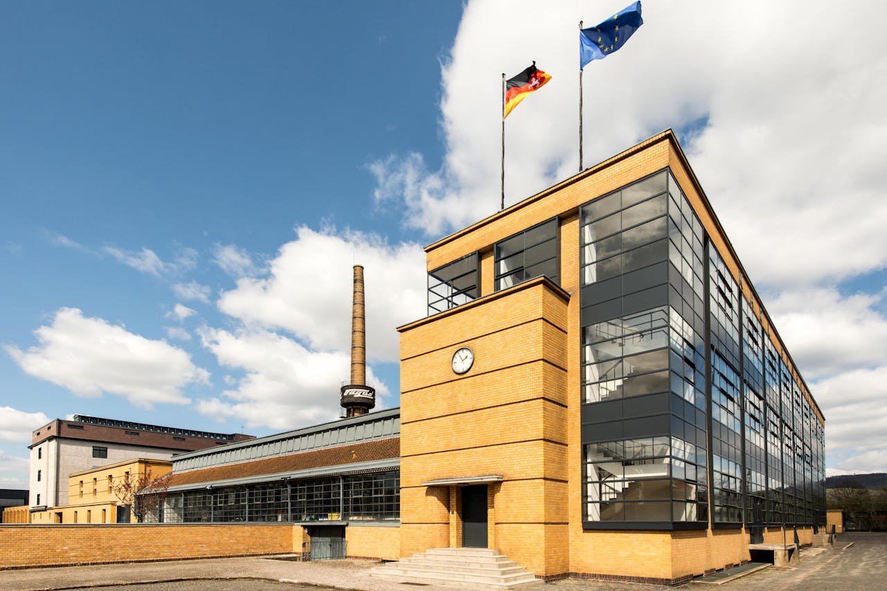 Industrial architecture at Fagus Factory, Alfeld, Germany, a UNESCO World Heritage Site.